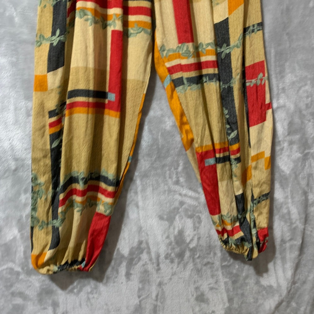 Earthbound Trading Co Boho Patchwork Smocked Wais… - image 4